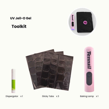 Nail Toolkit with UV Jell-O Gel