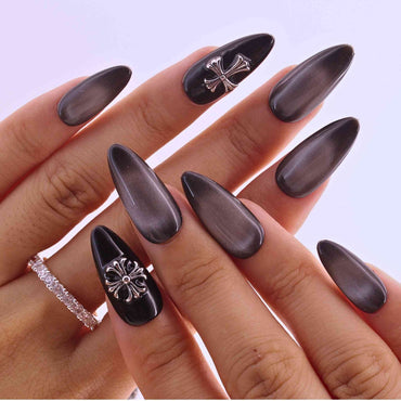 Nocturne Cross? reusable Press on nails by Tennail