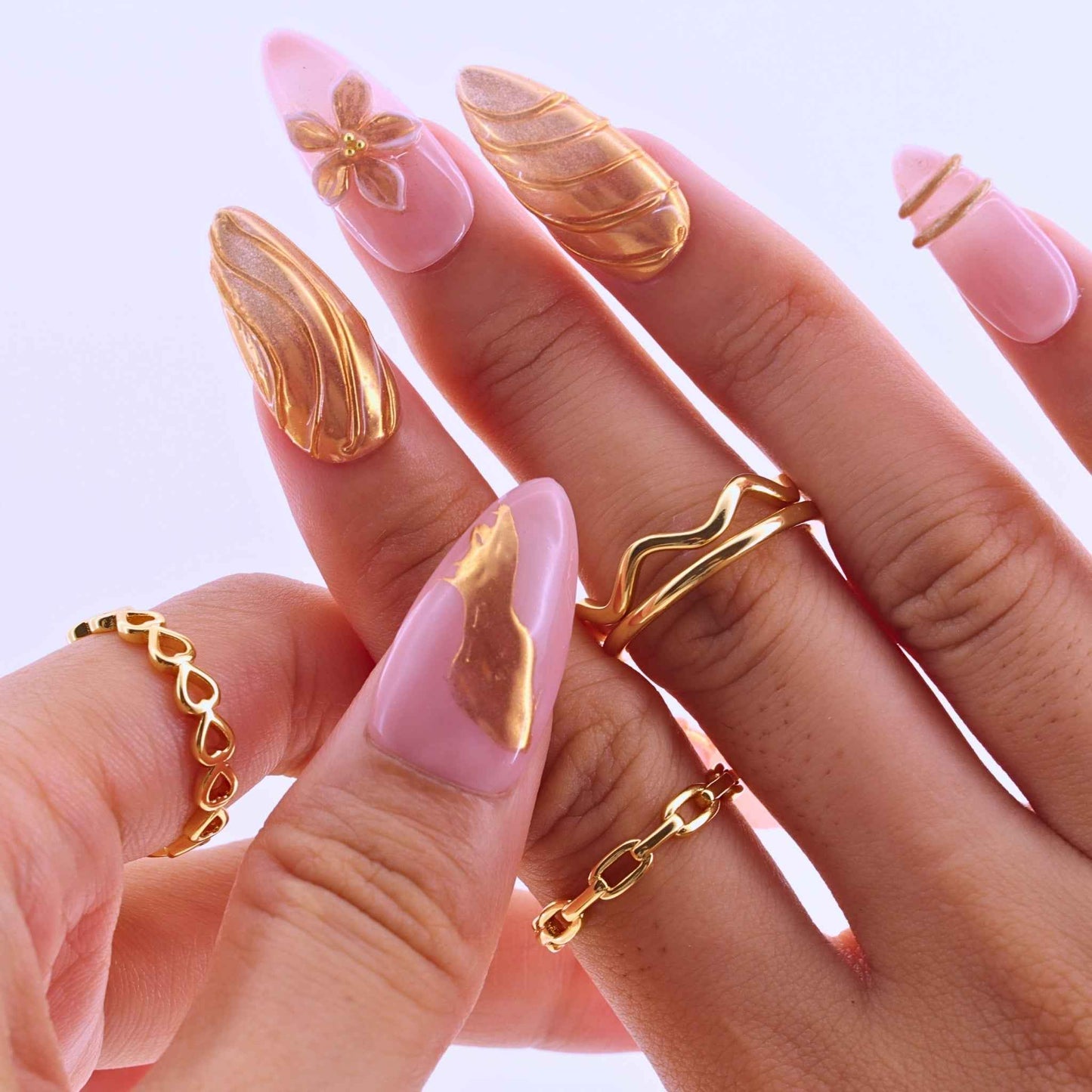 Aphrodite Gold Floral
