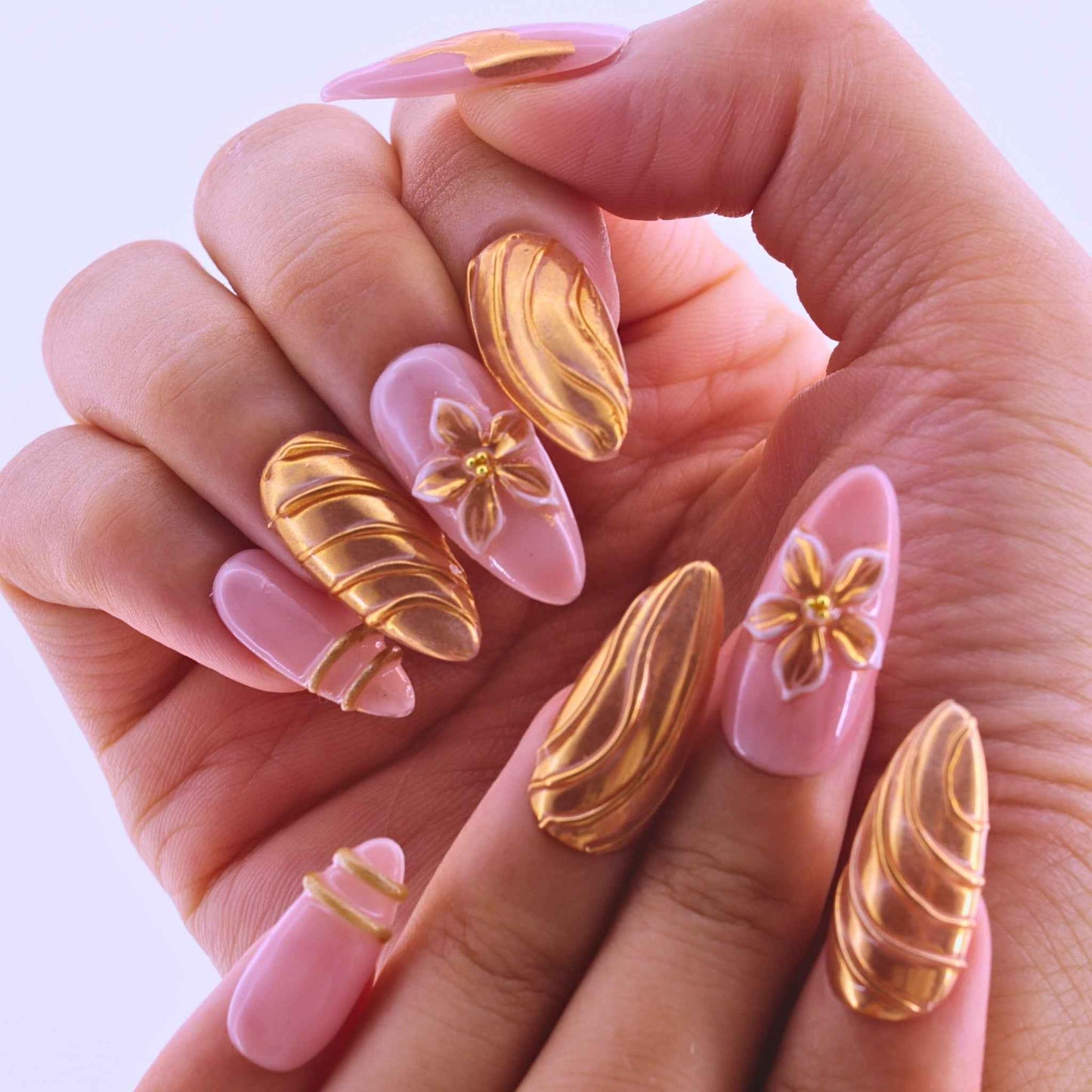 5/10-Set of Autumn-Winter Press - on Nails