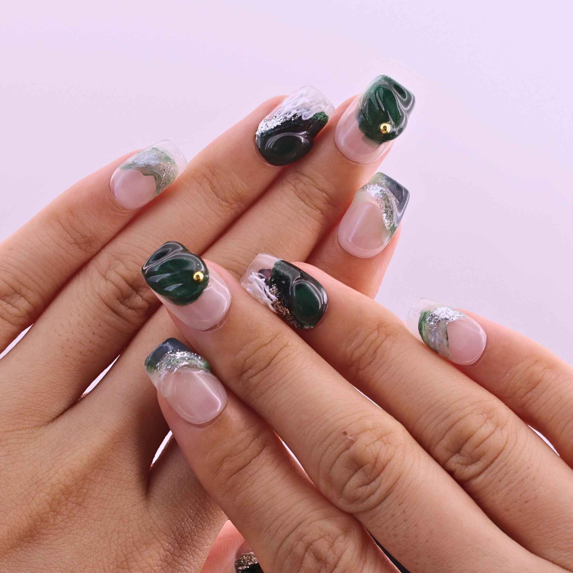 5/10-Set of Autumn-Winter Press - on Nails