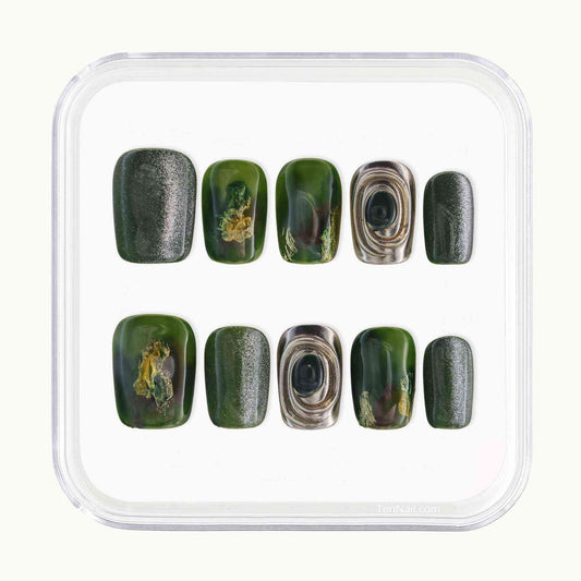 Fairy Forest? reusable Press on nails by Tennail