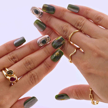 Fairy Forest? reusable Press on nails by Tennail