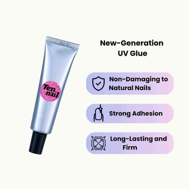 UV Glue | Nail Glue for Press on Nails? reusable Press on nails by Tennail