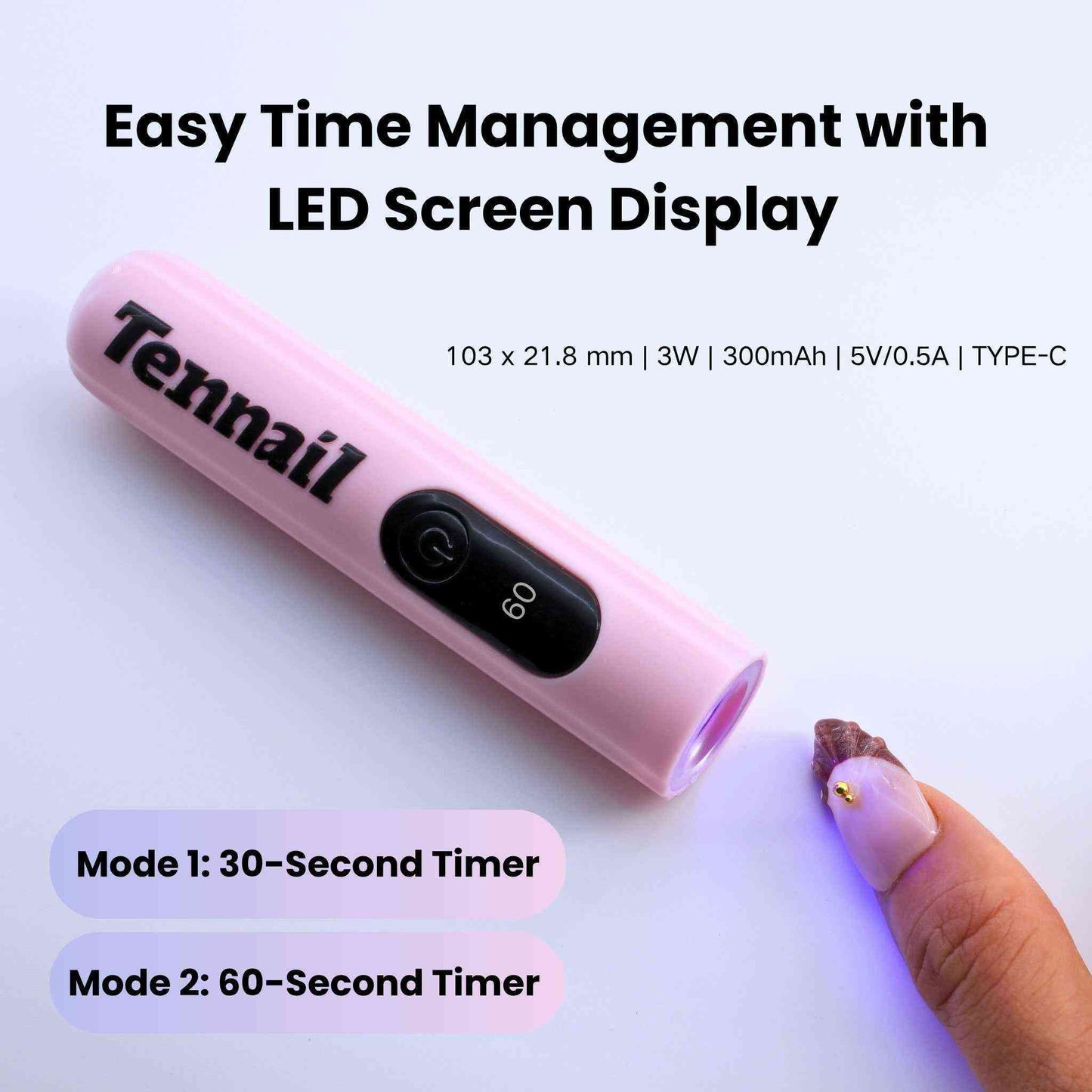 UV Led Lamp for Gel Nails? reusable Press on nails by Tennail