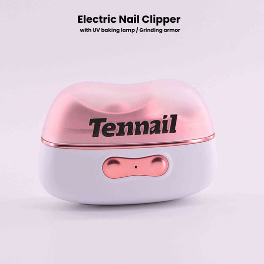 Electric Nail Clipper with UV Lamp for Gel Nails / Grinding armor? reusable Press on nails by Tennail