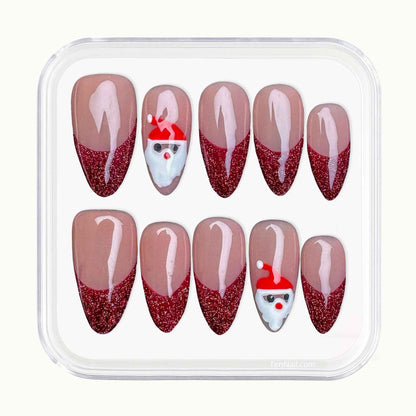 Santa Glitter French