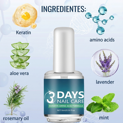 Intense Keratin Recovery Oil, High-Gloss Quick-Dry Top Coat for Damaged Nails, Deep Nourishing Cuticle Therapy for Frequent Manicure Enthusiasts (15ml)