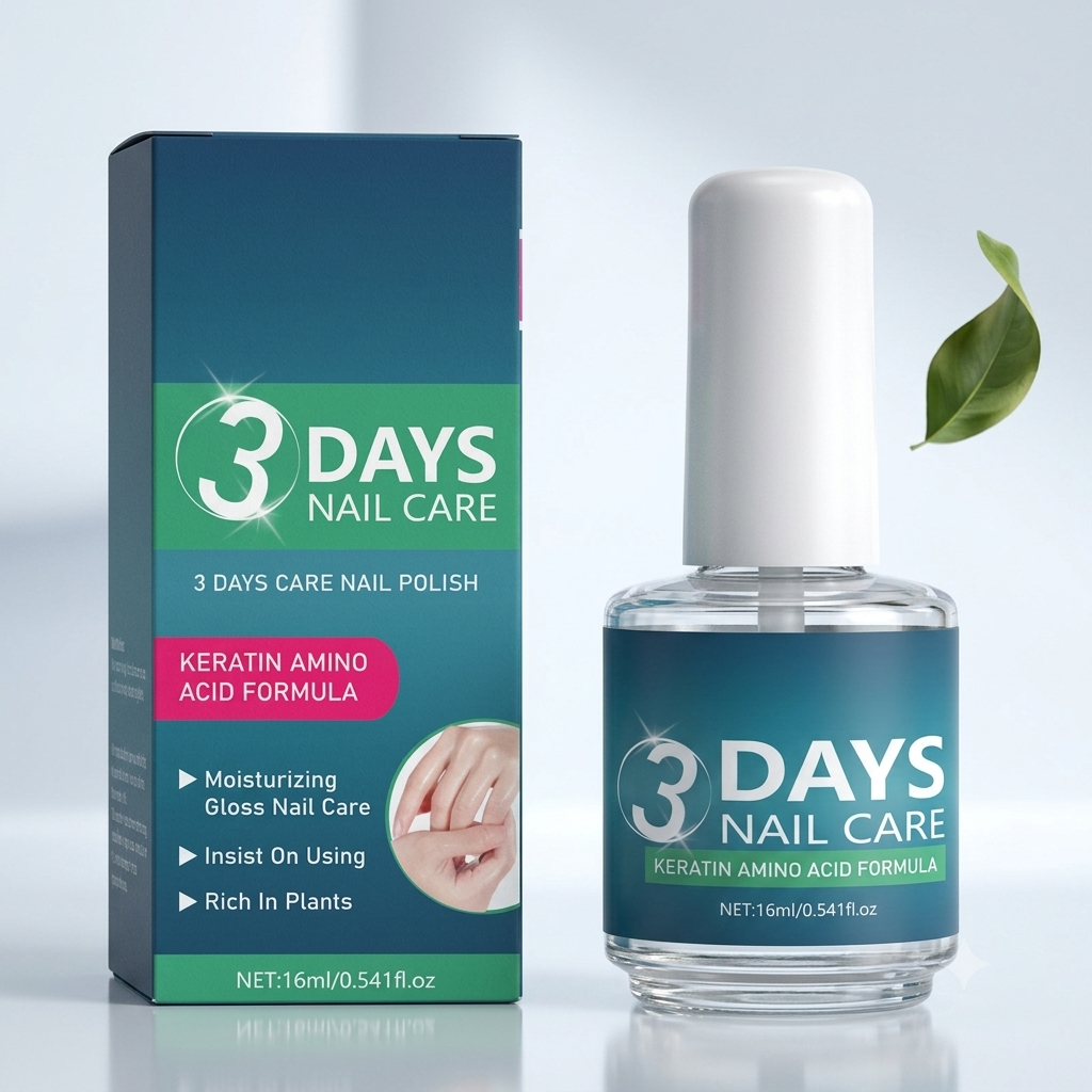 Intense Keratin Recovery Oil, High-Gloss Quick-Dry Top Coat for Damaged Nails, Deep Nourishing Cuticle Therapy for Frequent Manicure Enthusiasts (15ml)