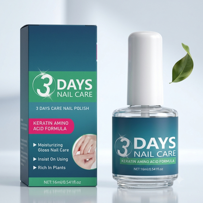 Intense Keratin Recovery Oil, High-Gloss Quick-Dry Top Coat for Damaged Nails, Deep Nourishing Cuticle Therapy for Frequent Manicure Enthusiasts (15ml)